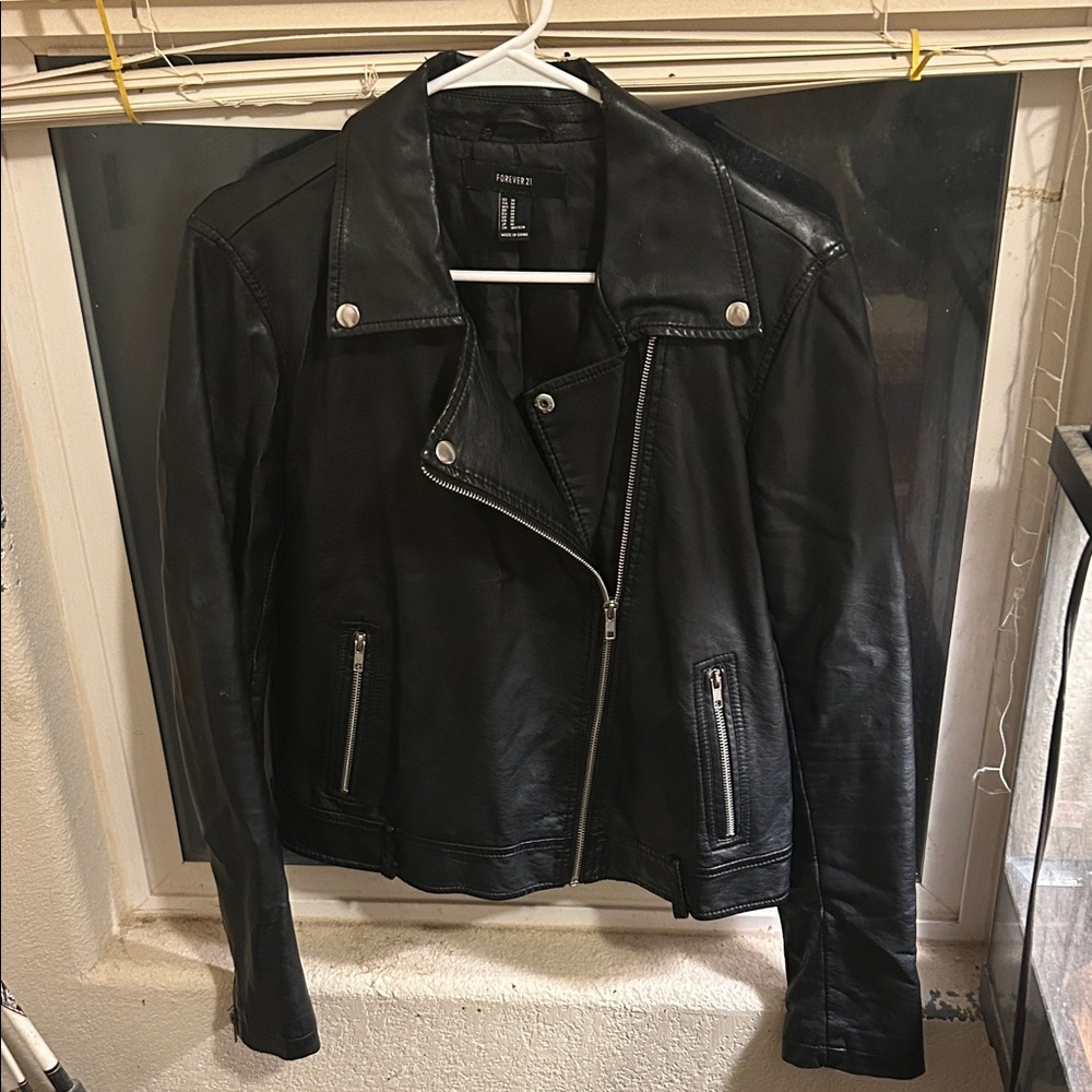Forever 21 Black Leather Jacket